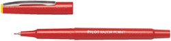Fineliner PILOT Razor Point SW-10 PP F rood 1 Stuk