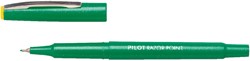 Fineliner PILOT Razor Point SW-10 PP F groen 1 Stuk