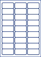 Etiket Avery L4737REV-25 63.5x29.6mm wit 675stuks 25 Vel-2