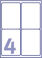 Etiket Avery J8169-25 99.1x139mm wit 100st 25 Vel-2