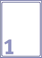Etiket Avery L7567-25 210x297mm tr 25stuks 25 Vel-2