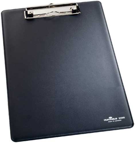 Klembord Durable 2350 A4 met kopklem zwart 1 Stuk