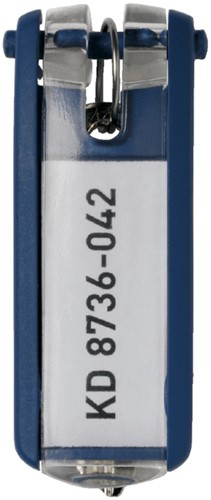 Sleutellabel Durable 1957 met ring blauw 1 Stuk