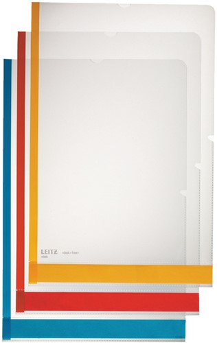 L-map Leitz A4 0.15 gekl rand tr 6st 6 Stuk-3