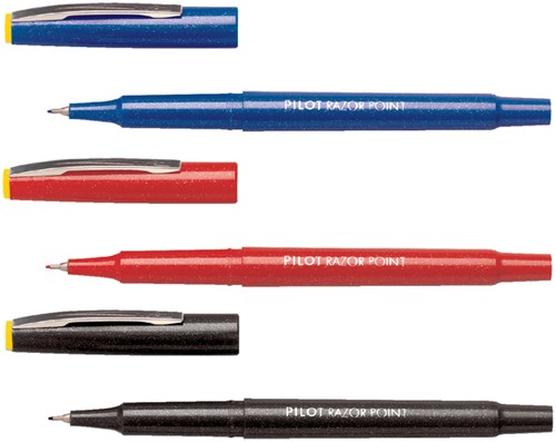 Fineliner PILOT Razor Point SW-10 PP F blauw 1 Stuk-2