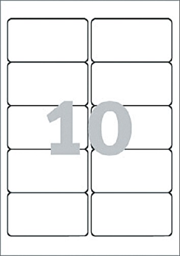 Etiket Avery L4744REV-25 96x50.8mm wit 250stuks 25 Vel-2