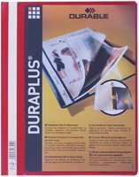 Snelhechtmap Durable Duraplus A4 rood 1 Stuk