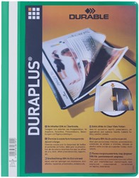 Snelhechtmap Durable Duraplus A4 groen 1 Stuk