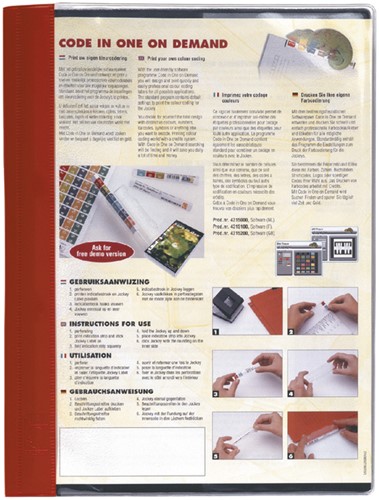 Rapportenmap met JalemaClip A4 10 stuks rd 1 Stuk-2