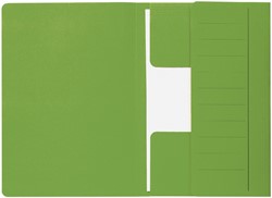 Dossiermap Djois Secolor Mammoet folio 3 kleppen 250gr recylced groen
