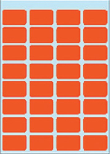 Etiket HERMA 3642 12x19mm rood 160st 5 Vel