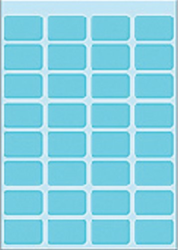 Etiket HERMA 3643 12x19mm blauw 160st 5 Vel