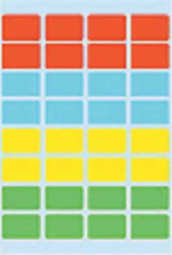 Etiket HERMA 3631 12x19mm assorti 160st 5 Vel