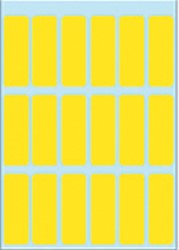 Etiket HERMA 3651 12x34mm geel 90st 7 Vel