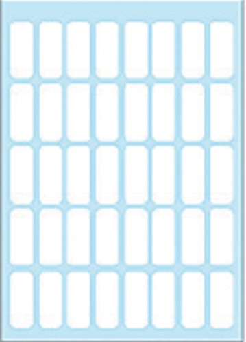 Etiket HERMA 3721 8x20mm wit 280 st 7 Vel