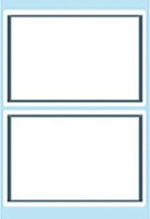 Etiket HERMA 5715 53x80mm schrift grijs kader 12st 6 Vel-2