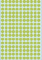 Etiket HERMA 2215 rond 8mm groen 5632stuks 32 Vel-3