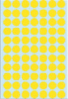 Etiket HERMA 2231 rond 13mm geel 2464st 32 Vel-3