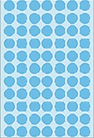 Etiket HERMA 2233 rond 13mm blauw 2464stuks 32 Vel-3