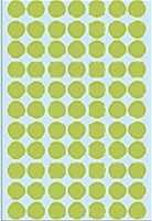 Etiket HERMA 2235 rond 13mm groen 2464stuks 32 Vel-3