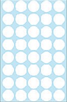 Etiket HERMA 2250 rond 19mm wit 1280st 32 Vel-3