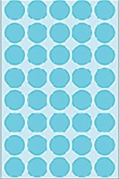 Etiket HERMA 2253 rond 19mm blauw 1280st 32 Vel-3