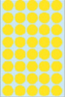 Etiket HERMA 2251 rond 19mm geel 1280stuks 32 Vel-3