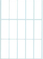 Etiket HERMA 2410 20x50mm wit 480stuks 32 Vel-2