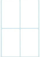 Etiket HERMA 2490 52x82mm wit 128stuks 32 Vel-2