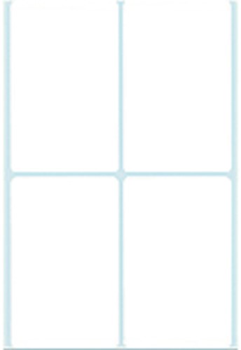 Etiket HERMA 2490 52x82mm wit 128st 32 Vel-2