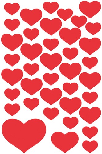 Etiket HERMA 3841 hartjes 3 Vel