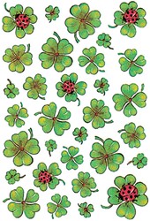 Etiket HERMA 5438 klavertje vier 3 Vel