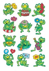 Etiket HERMA 5601 kikkers 3 Vel