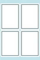 Etiket HERMA 5713 40x55mm schrift grijs kader 24st 6 Vel-2