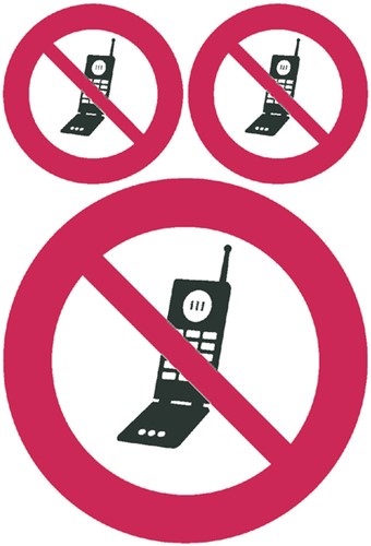 Etiket HERMA 5784 GSM verboden 1 stuks 1 Vel