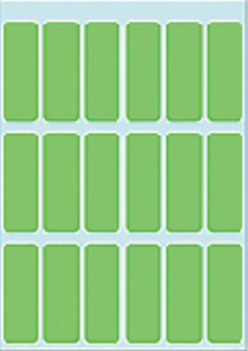Etiket HERMA 3655 12x34mm groen 90st 5 Vel