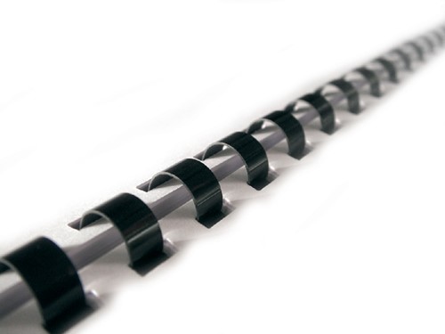 Bindrug GBC 8mm 21rings A4 zwart 100 stuks-3
