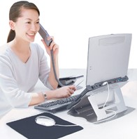 Laptopstandaard Quantore verstelb aluminium 1 Stuk-2