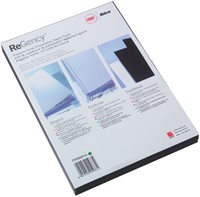 Voorblad GBC A4 karton chromo 250gr zwart 100 Stuk-2