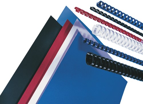 Voorblad GBC A4 Polycover 300micron blauw 100 stuks-2