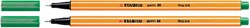 Fineliner STABILO point 88/36 F smaragdgroen 1 Stuk