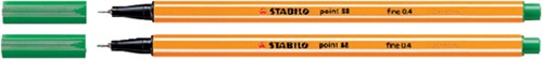 Fineliner STABILO point 88/36 F smaragdgroen 1 Stuk