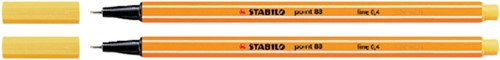 Fineliner STABILO point 88/44 F geel 1 Stuk