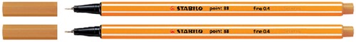 Fineliner STABILO point 88/54 F oranje 1 Stuk