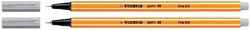 Fineliner STABILO point 88/94 F lichtgrijs 1 Stuk