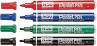 Viltstift Pentel N50 rond 1.5-3mm zwart 1 Stuk-2