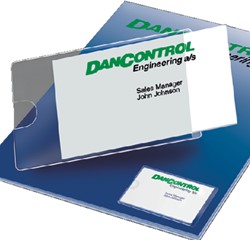 Etikethouder Djois 55x102mm zelfklevend tr 6st 6 Stuk