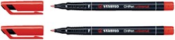Viltstift STABILO OHP 842/40 rond F rood 1 Stuk