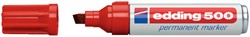 Viltstift edding 500 schuin 2-7mm rood 1 Stuk
