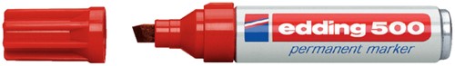 Viltstift edding 500 schuin 2-7mm rood 1 Stuk